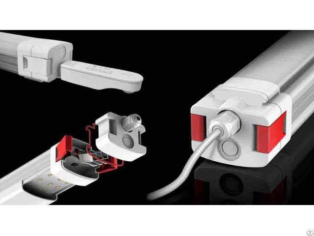 Ip65 Ik10 Led Tri Proof Light With 140lm W Ce Rohs Enec Cb Certifications