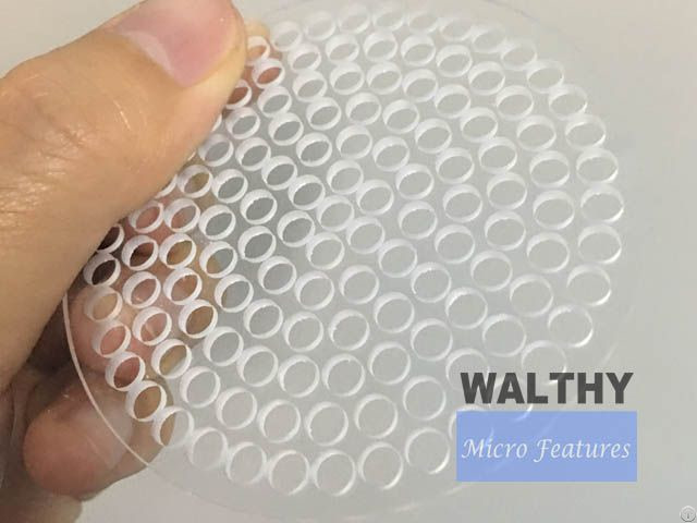 Microplates All Kinds Of Materials Via Holes Matrix In Glass Quartz Ceramics Silicon