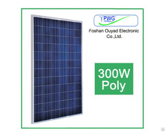 High Efficiency 300w Poly Solar Panel For Home Power System Use