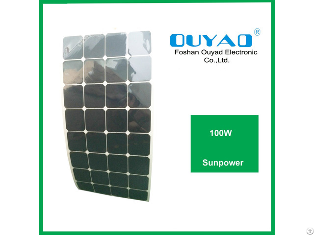 Factory Price 100w Sunpower Flexible Solar Panel