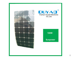 Factory Price 100w Sunpower Flexible Solar Panel