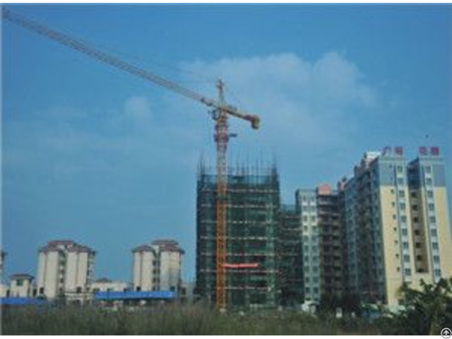 Qtz80 Tc6510 Trustworthy Self Erecting Fixed Hydraulic Construction Building Tower Crane