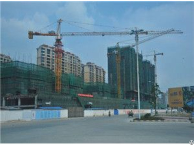 Qtz100 Tc5515c Trustworthy Self Erecting Fixed Hydraulic Construction Building Tower Crane