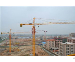 Qtz100 Tc6513b Trustworthy Self Erecting Fixed Hydraulic Construction Building Tower Crane