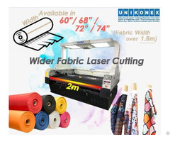 Wider Fabric Laser Cut Sublimation Printed Fabrics Cutting
