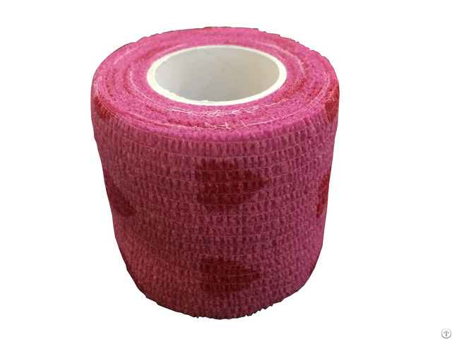 Cohesive Bandage Non Woven Spandex Latex Free Cartoon