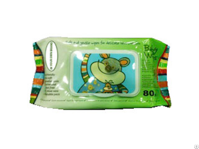 Baby Wipe 15x20cm 50gsm Aloe Soft Pack W Flip Top Lid