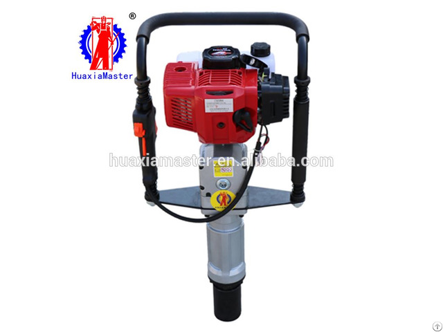 One Person Hand Held Rock Drill Machine Impact Light Soil Sampling Rig Qtz 2