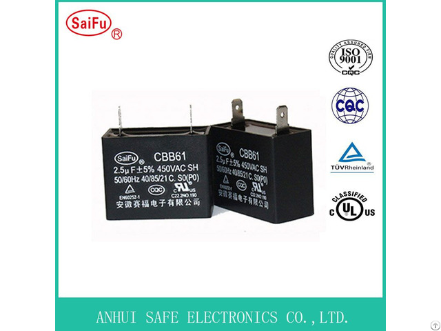 Cbb61 Fan Capacitor