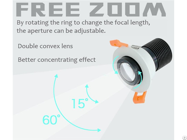 Full Spectrum Free Zoom Led Downlight