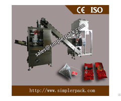 Pyramid Tea Bag Packing Machine With Outer Vacuum Envelope