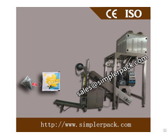 Pyramid Nylon Tea Bag Packing Machine With Outer Envelope
