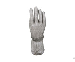 Stainless Steel Mesh Safety Work Gloves With Long Cuff Smg 005