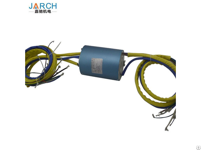 High Speed Rotary Joint Bore 38 1mm 2 24 Conductors Circuits Through Hole Hollow Slip Ring