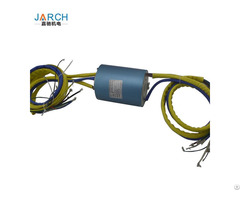 High Speed Rotary Joint Bore 38 1mm 2 24 Conductors Circuits Through Hole Hollow Slip Ring