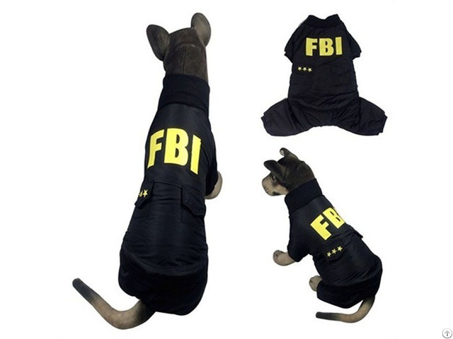 Dog S Fbi Coat