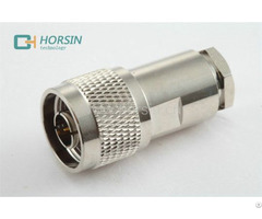 Low Pim N Type Male Connector For 1 2 3 8 Feeder Coaxial Cable