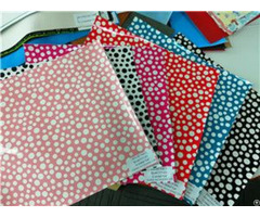 Bh4777 Film Synthetic Leather With Polka Dot Pattern 0 9mm 54 Inch