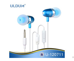 Earphone Bullet Head Shaped Cheap Stylish Super Bass Sound Earbuds With Mic For Mp3 Smartphone