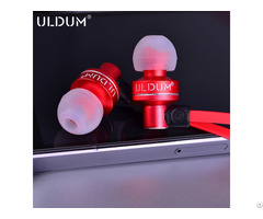 Premium Sound Lantern Shape Flat Metal Earphoneas Christmas Gift