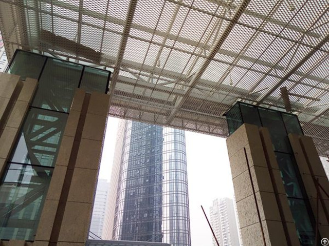 Aluminum Suspended Ceiling Expanded Metal Mesh