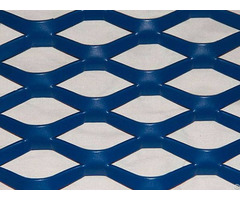 Aluminum Expanded Metal Facade Mesh With Various Colors And Hole Shapes