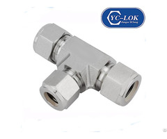 China New Style Stainless Steel Tube Fittings Metric Male O Ring Tee