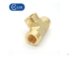 Cheap Brass Elbow Bspt Female Tee Tube Fittings Tubing Connector