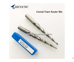 Conical Router Bits Tapered Foam Milling Tools Edge Taper Ball Nose
